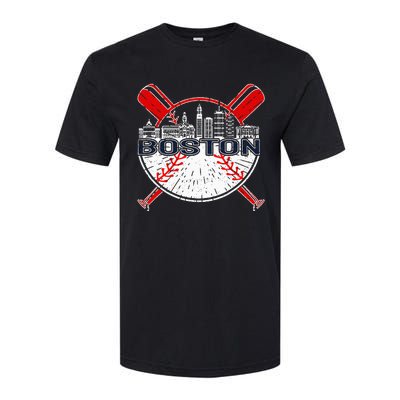 Vintage Boston Baseball Softstyle CVC T-Shirt