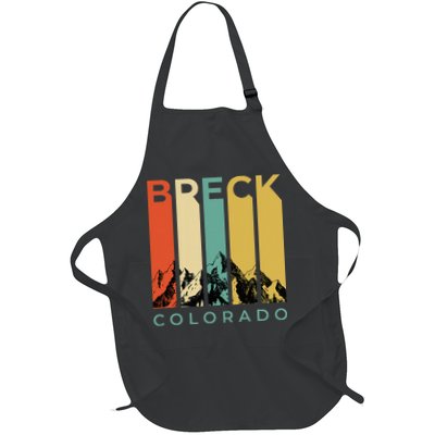 Vintage Breckenridge “Breck” Colorado Retro Colored Stripes Apron