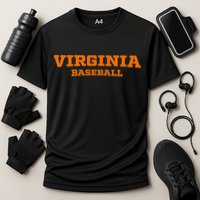 Virginia Baseball Block Cooling Performance Crew T-Shirt