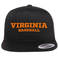 Virginia Baseball Block Flat Bill Trucker Hat