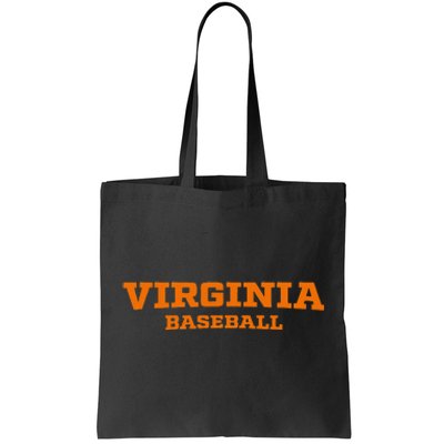 Virginia Baseball Block Tote Bag