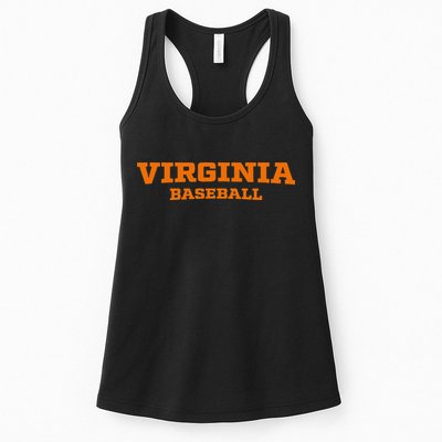 Virginia Baseball Block Womens Tank Top