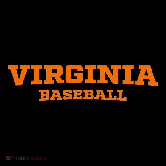 Virginia Baseball Block Font Performance Shirt