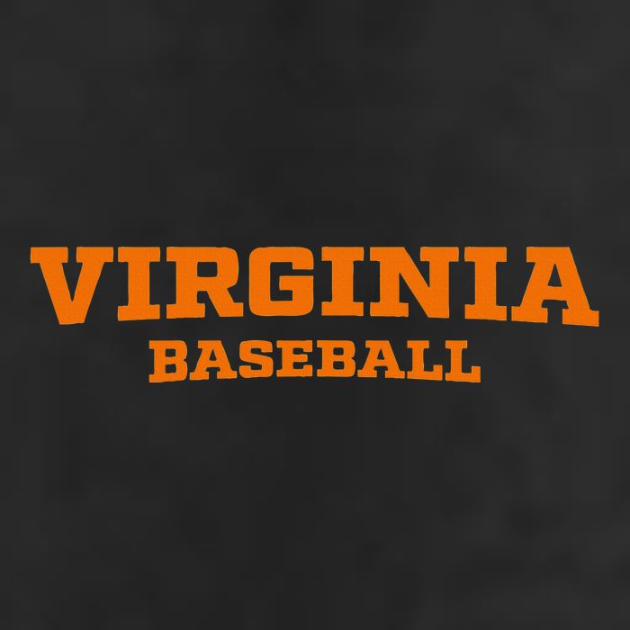 Virginia Baseball Block Font Adult Drive Performance Visor