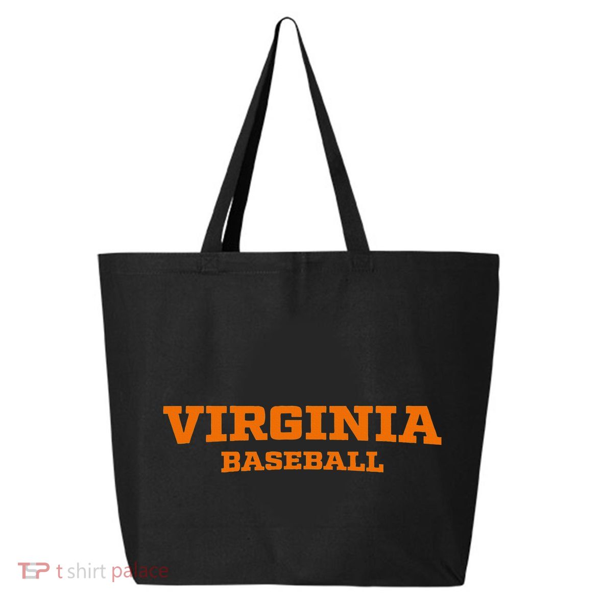 Virginia Baseball Block Font 25L Jumbo Tote