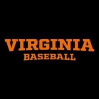 Virginia Baseball Block Font Cropped Pullover Crew