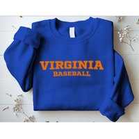 Virginia Baseball Block Font Sweatshirt