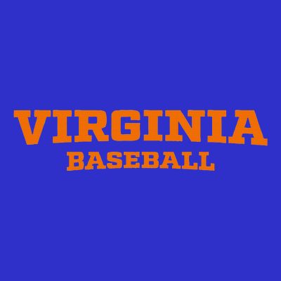 Virginia Baseball Block Font T-Shirt