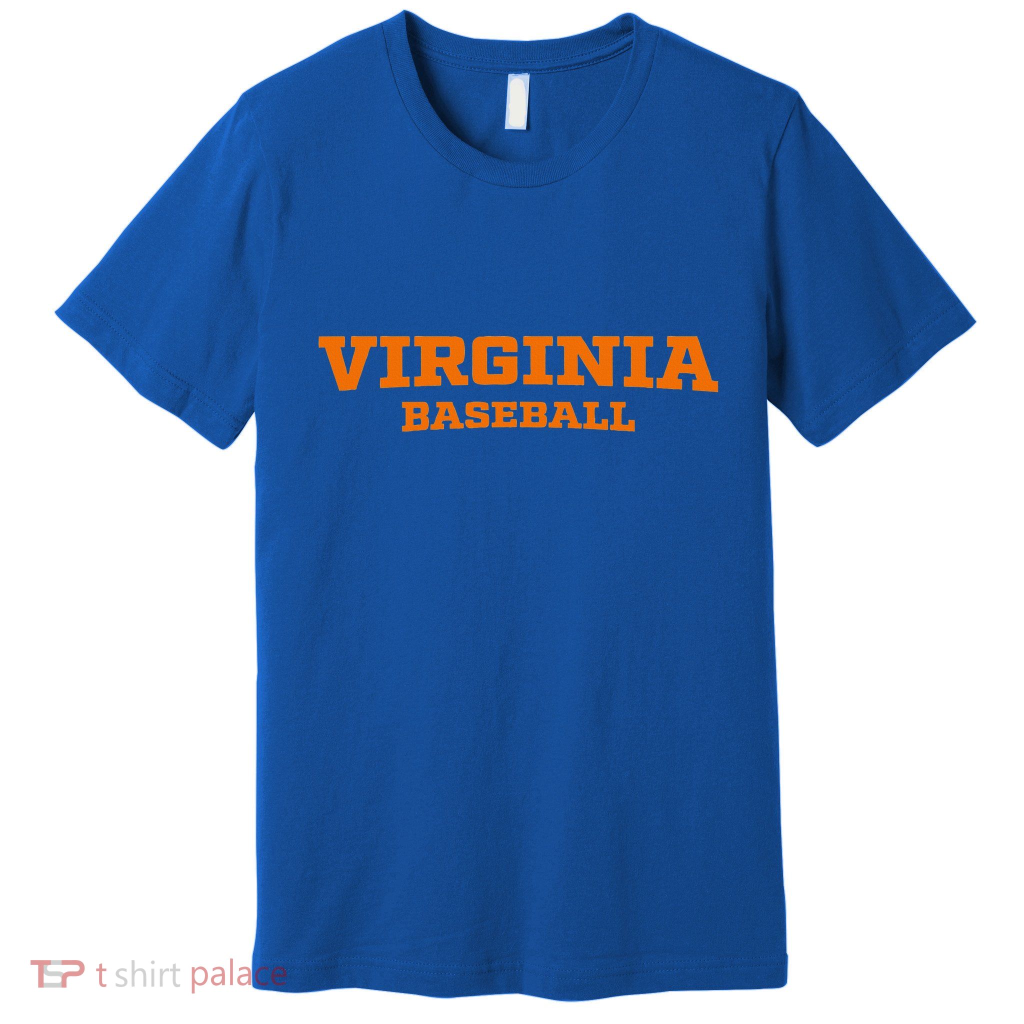 Virginia Baseball Block Font Premium T-Shirt