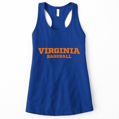 Virginia Baseball Block Font Womens Tank Top