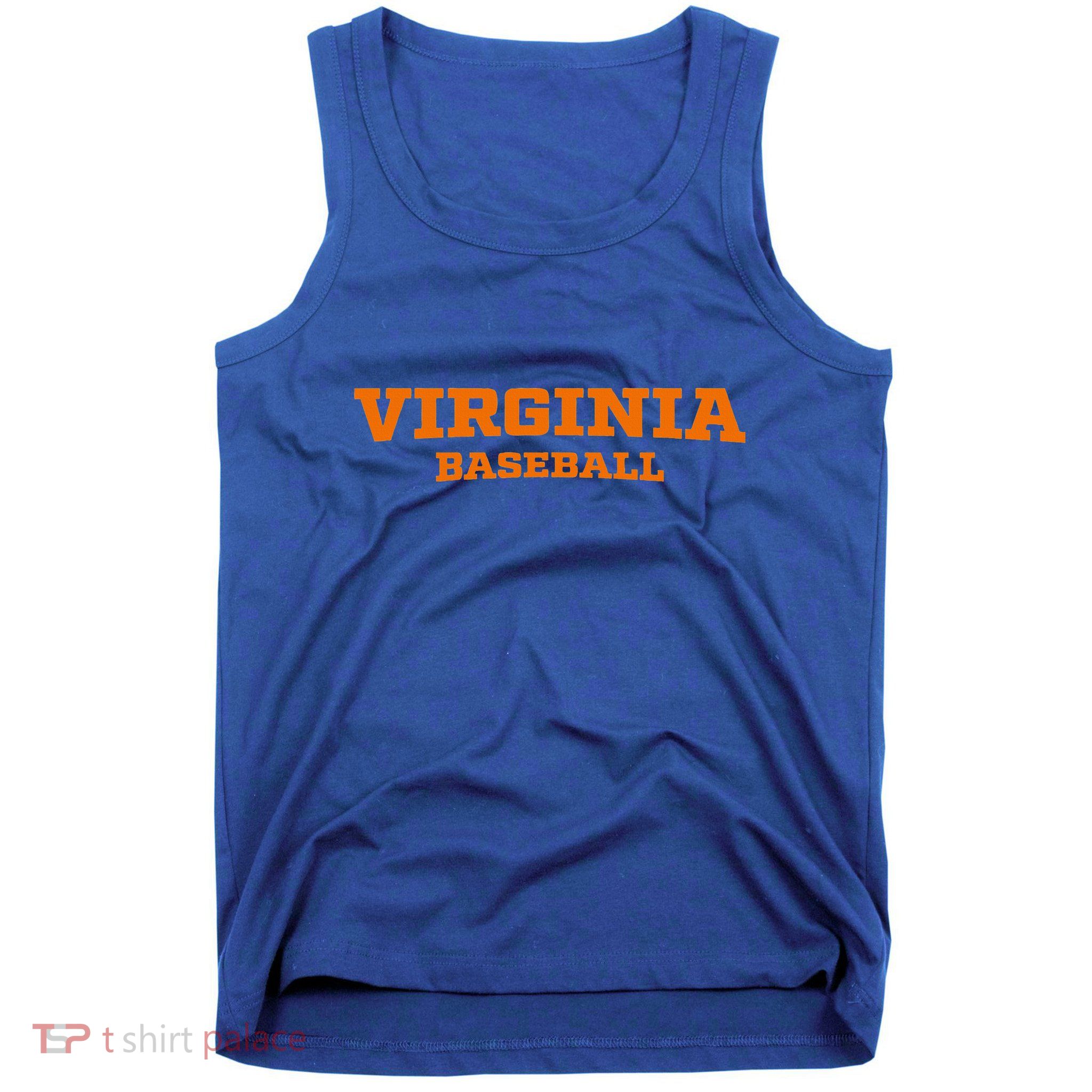 Virginia Baseball Block Font Tank Top