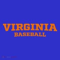 Virginia Baseball Block Font Short Acrylic Beanie