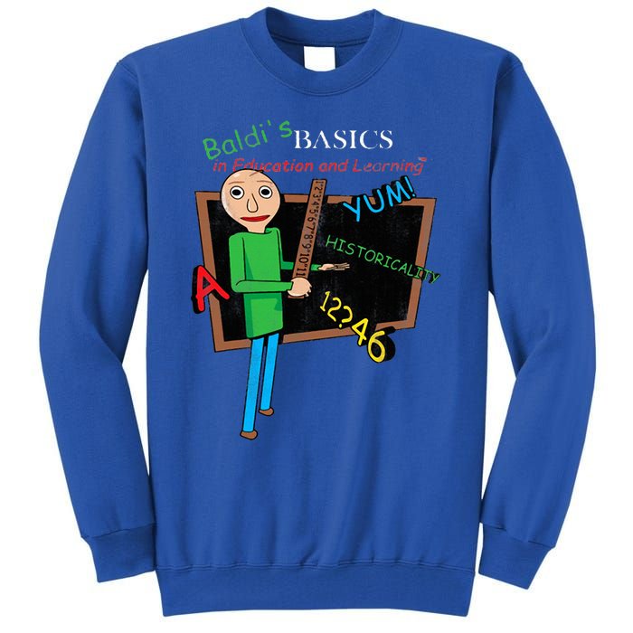 Vintage Baldi's Basics Logo  Tall Sweatshirt