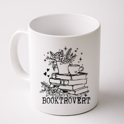 Vintage Booktrovert Book Lover Gift For Librarian Coffee Mug