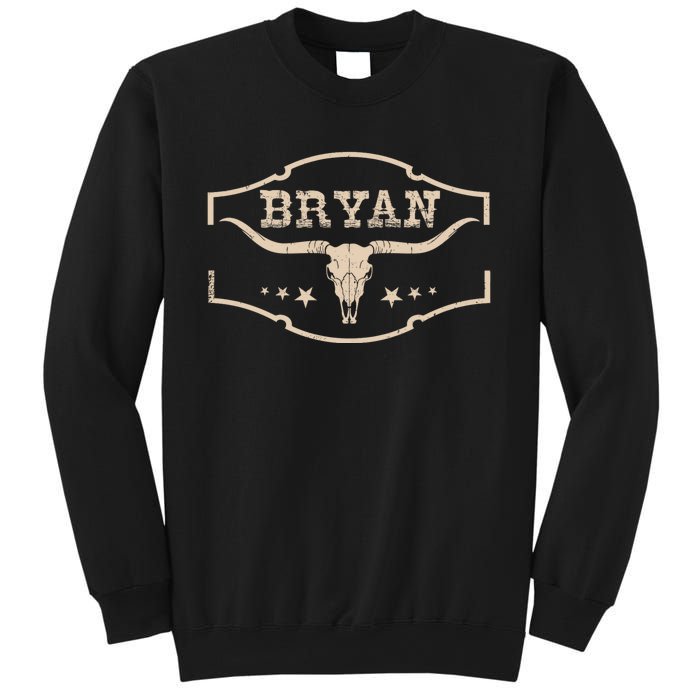 Vintage Bryan Bullskull Western Deserts Bryan Personalized Sweatshirt