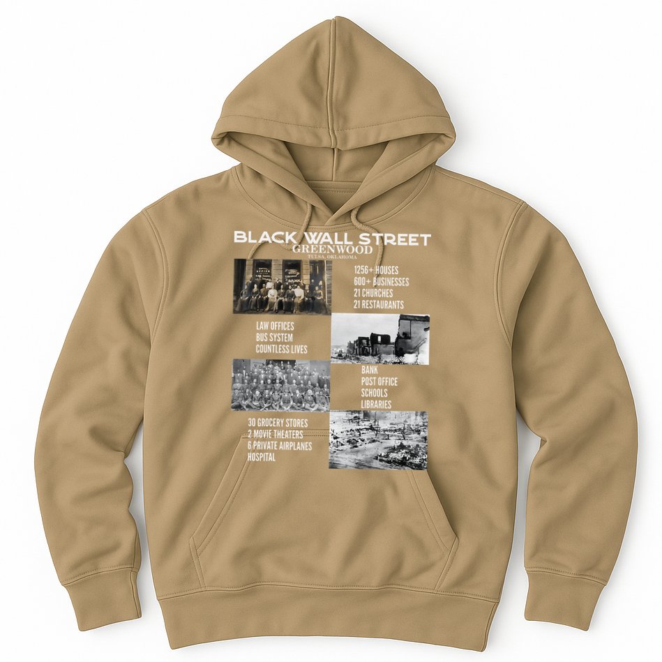 Vintage Black Business Black History Month Black Wall Street Hoodie