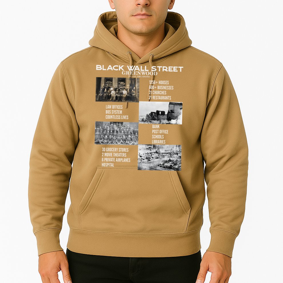 Vintage Black Business Black History Month Black Wall Street Hoodie