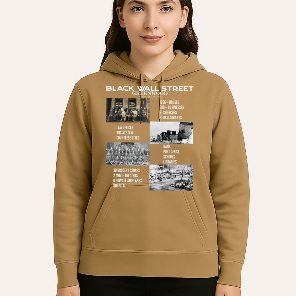 Vintage Black Business Black History Month Black Wall Street Hoodie