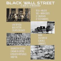 Vintage Black Business Black History Month Black Wall Street Hoodie