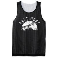 Vintage Baseball Baltimore Maryland Skyline Apparel Mesh Reversible Basketball Jersey Tank