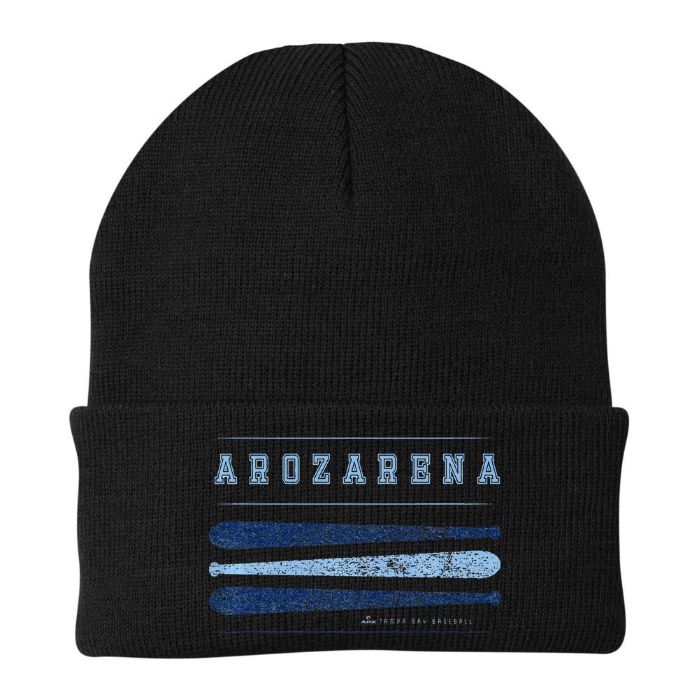 Vintage Baseball Bat Gameday Randy Arozarena Tampa Bay Beanie