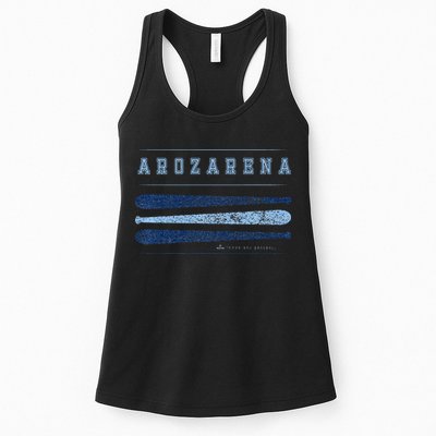Vintage Baseball Bat Gameday Randy Arozarena Tampa Bay Womens Tank Top
