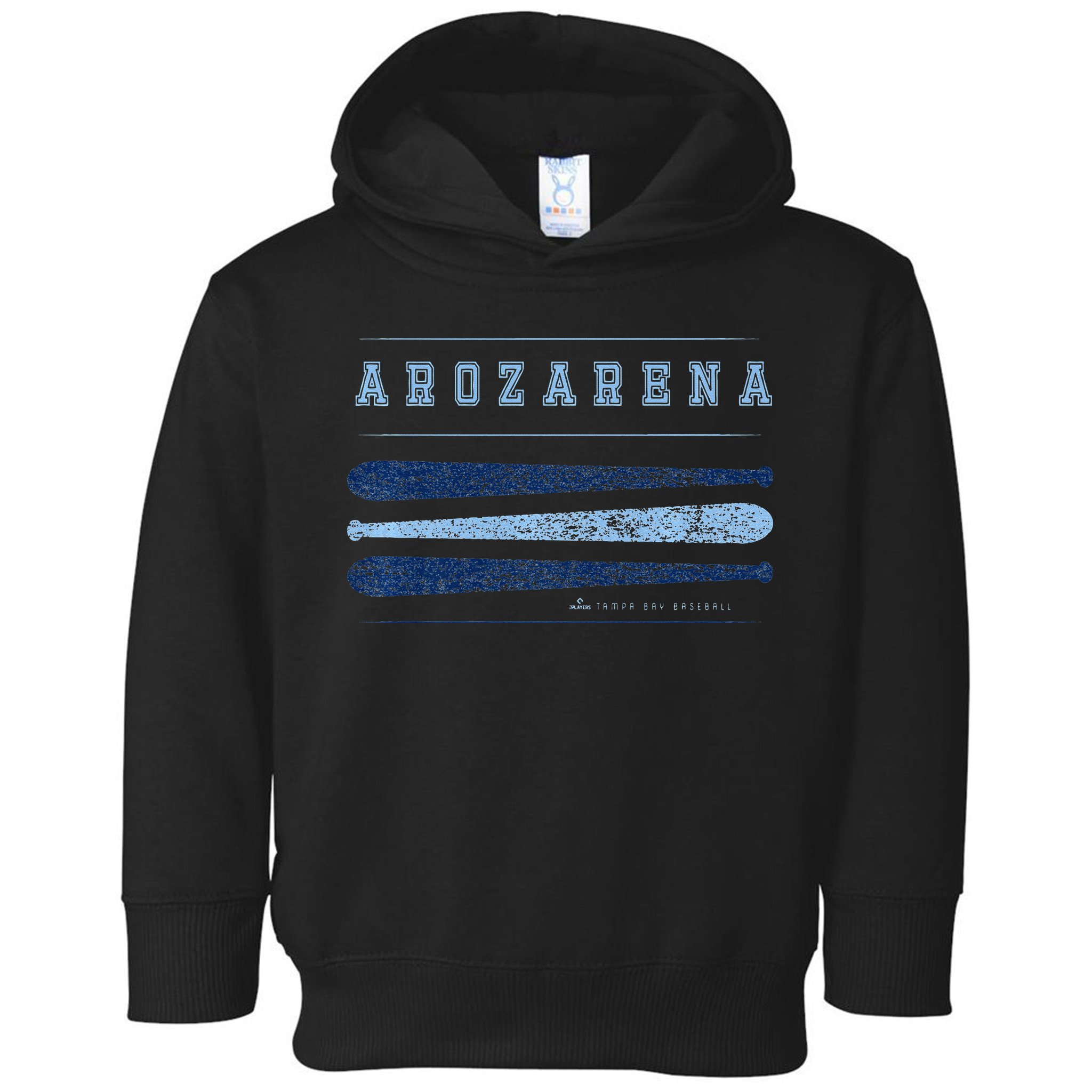 Vintage Baseball Bat Gameday Randy Arozarena Tampa Bay Toddler Hoodie