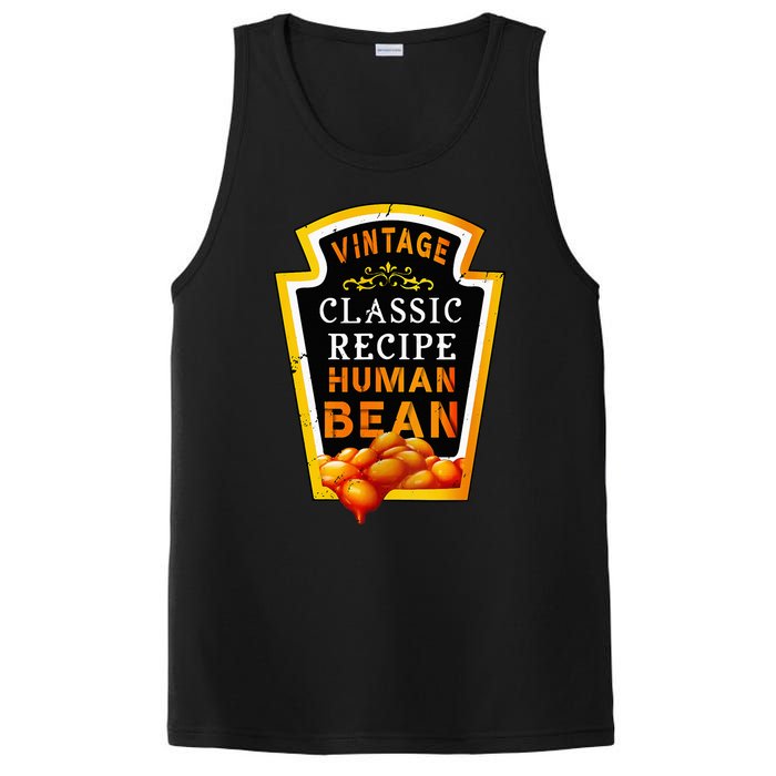 Vintage Baked Beans Lover Human Bean Costume PosiCharge Competitor Tank