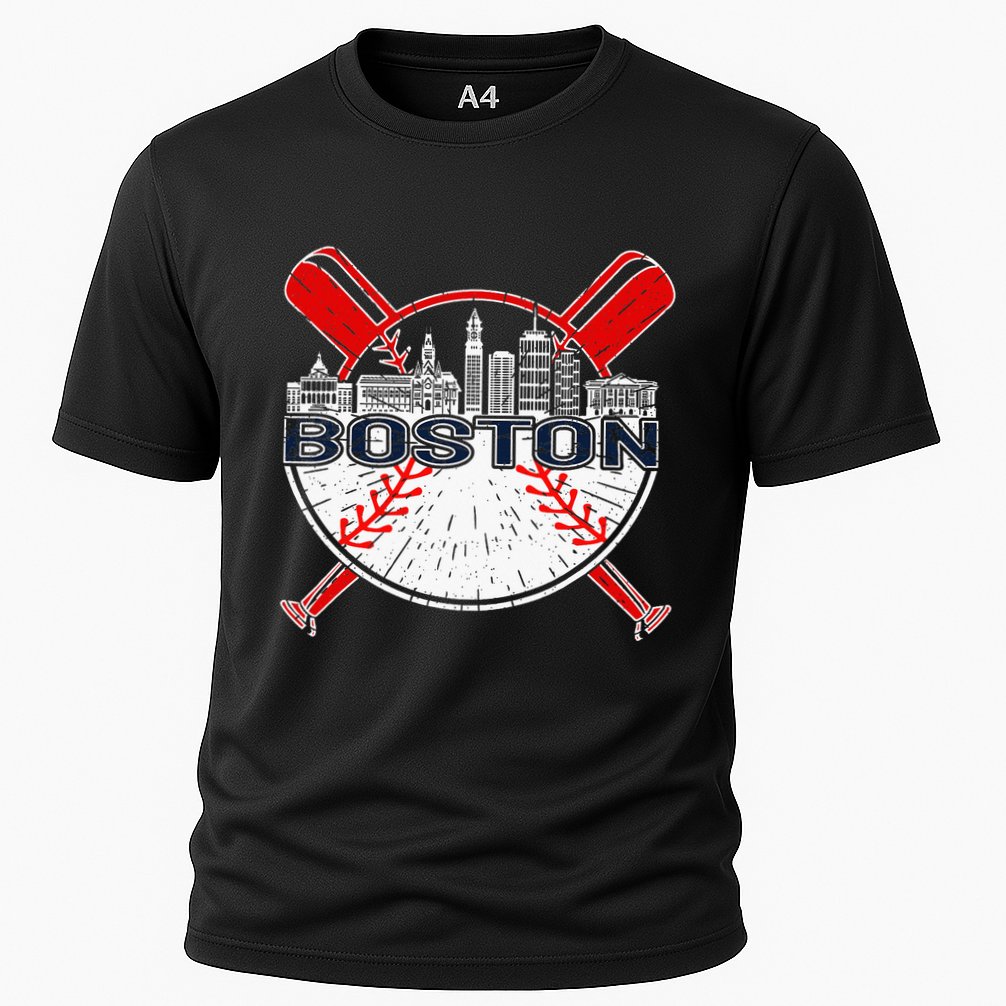Vintage Boston Baseball Cooling Performance Crew T-Shirt