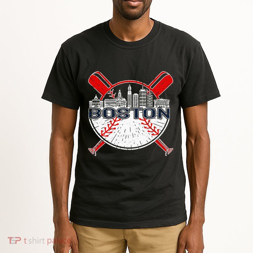 Vintage Boston Baseball Tall T-Shirt