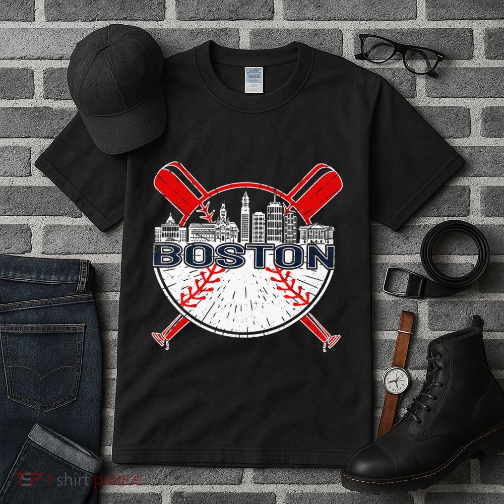 Vintage Boston Baseball Tall T-Shirt
