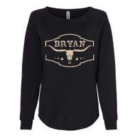 Vintage Bryan Bullskull Western Deserts Bryan Womens California Wash Sweatshirt