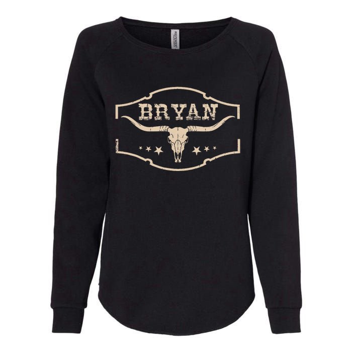 Vintage Bryan Bullskull Western Deserts Bryan Womens California Wash Sweatshirt