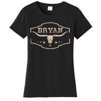 Vintage Bryan Bullskull Western Deserts Bryan Women's T-Shirt