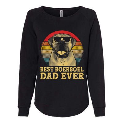 Vintage Best Boerboel Dad Ever Dog Lovers Gift Womens California Wash Sweatshirt