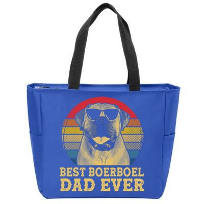 Vintage Best Boerboel Dad Ever Dog Lovers Gift Zip Tote Bag