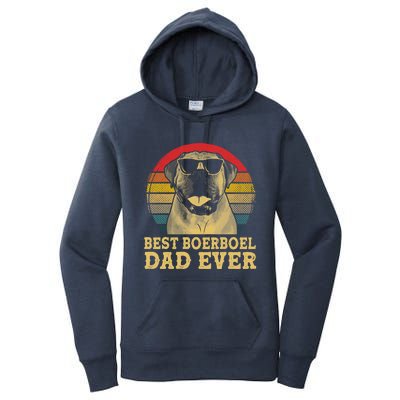 Vintage Best Boerboel Dad Ever Dog Lovers Gift Women's Pullover Hoodie