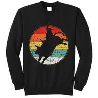 Vintage Bucking Bull Riding Rodeo Rider Western Country Tall Sweatshirt