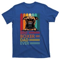 Vintage Best Boxer Dad Ever Fathers Day Dogs Lover Cool Gift T-Shirt