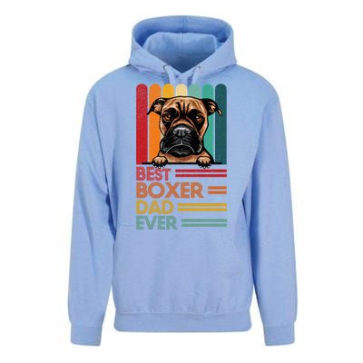 Vintage Best Boxer Dad Ever Fathers Day Dogs Lover Cool Gift Unisex Surf Hoodie