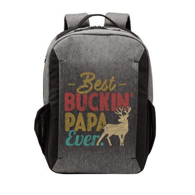 Vintage Best Buckin Papa Ever Gift Deer Hunters Gift Retro Funny Gift Vector Backpack