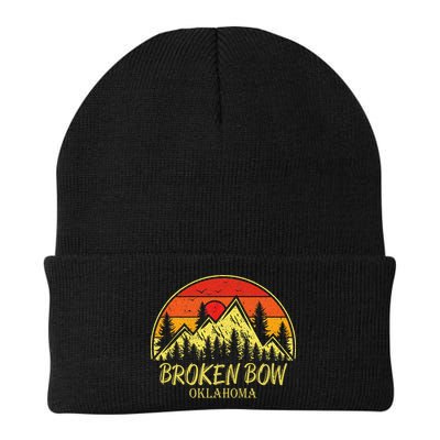 Vintage Broken Bow Oklahoma Ok Mountains Hiking Souvenir Beanie
