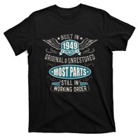 Vintage Birthday Born In 1949 Built In The 40s T-Shirt