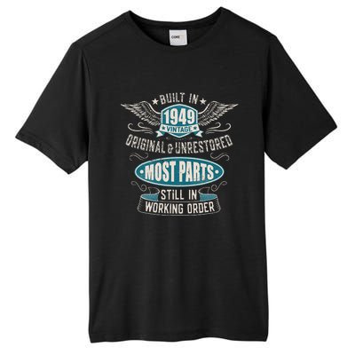 Vintage Birthday Born In 1949 Built In The 40s Tall Fusion ChromaSoft Performance T-Shirt