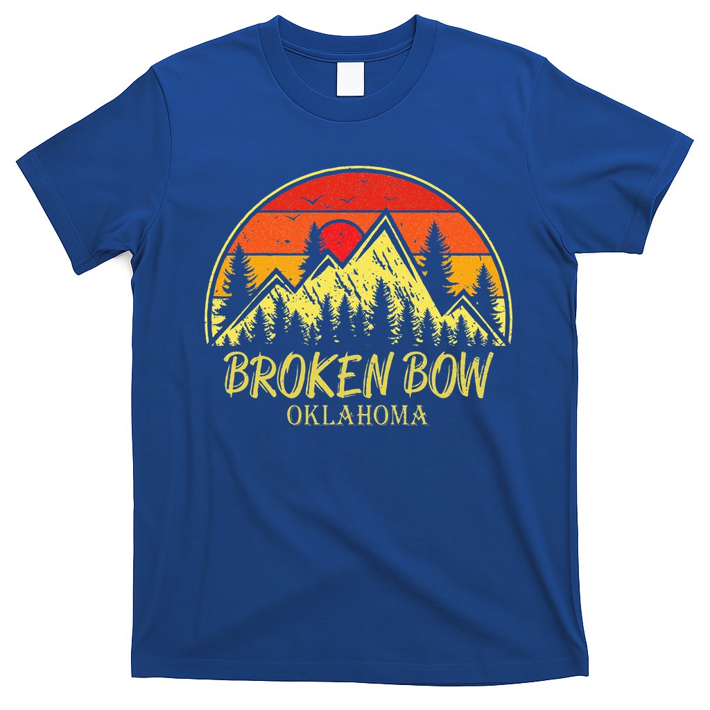 Vintage Broken Bow Oklahoma OK Mountains Hiking Souvenir T-Shirt