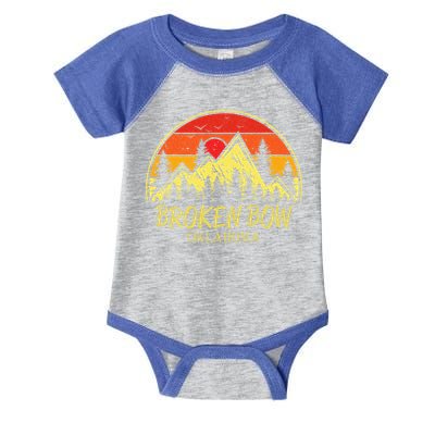 Vintage Broken Bow Oklahoma OK Mountains Hiking Souvenir Infant Baby Jersey Bodysuit
