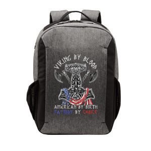 Viking By Blood American By Birth Patriot By Choice Vector Backpack