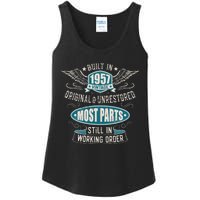 Vintage Birthday Born In 1957 Built In The 50s Ladies Essential Tank