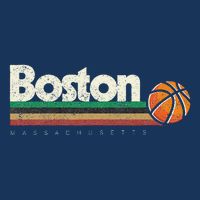 Vintage Basketball Boston City Bball Retro Stripes Visor