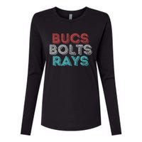 Vintage Bucs Bolts Rays Womens Cotton Relaxed Long Sleeve T-Shirt